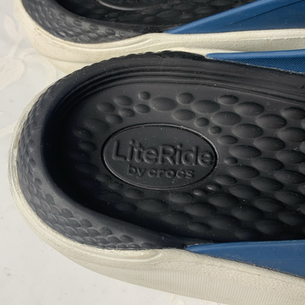 CROCS Literide unisex Flip Flops. Navy. Men 9. Women 11 - Picture 5 of 10